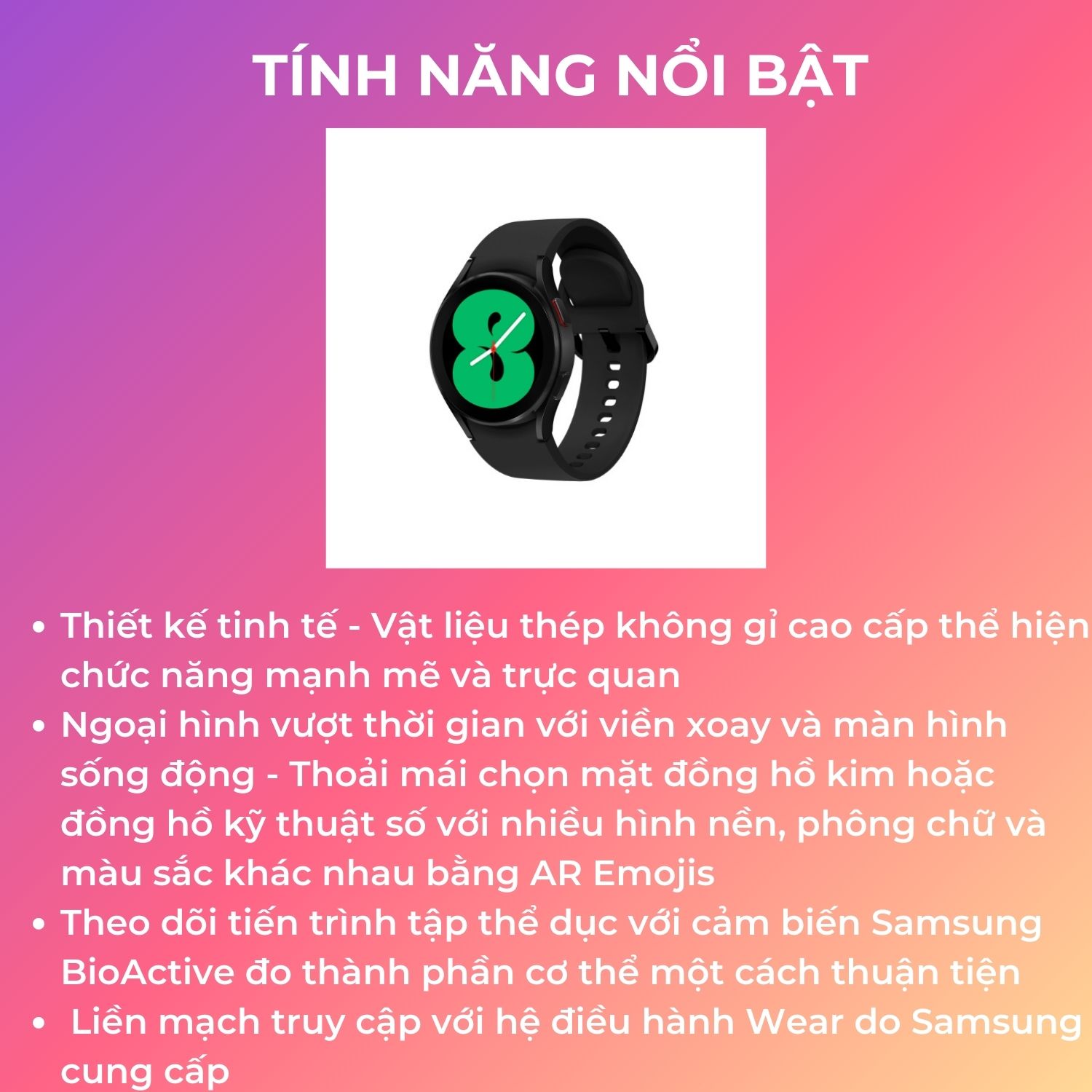 Tính năng Samsung Galaxy Watch4 LTE (40mm)